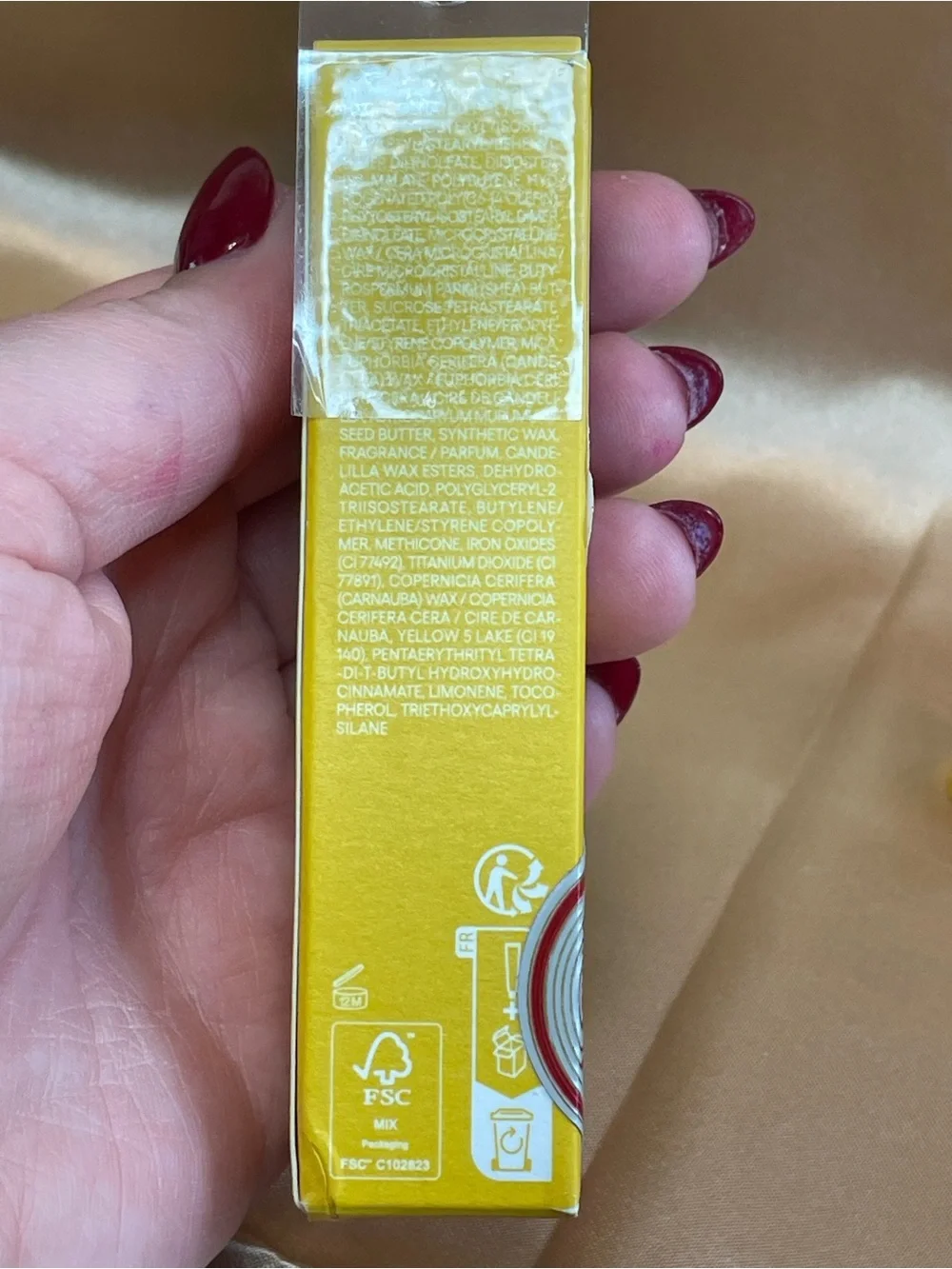 LANEIGE Lip Glowy Balm - Mango 0.35OZ - NIB